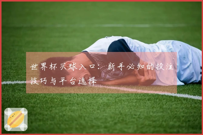 世界杯买球入口：新手必知的投注技巧与平台选择